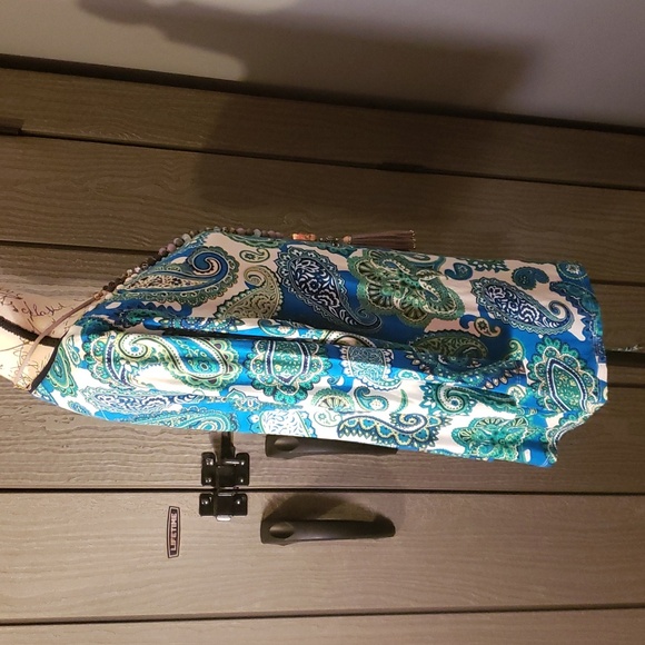 Ruby Rd Lady's Crewneck Rouched Tied Side With Neckline Embellishments - Picture 4 of 9